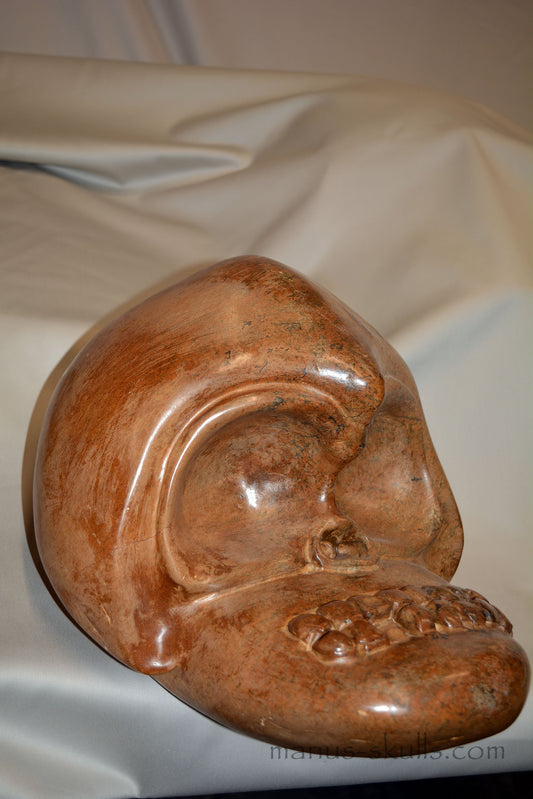 Monumental Steatite Evolian Skull #49