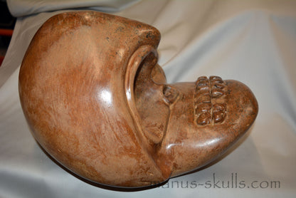 Monumental Steatite Evolian Skull #49