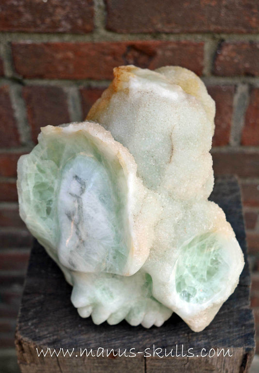 Apophyllite Skull