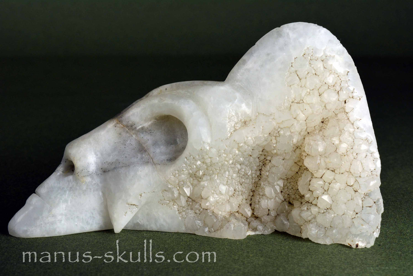 Apophyllite Skull