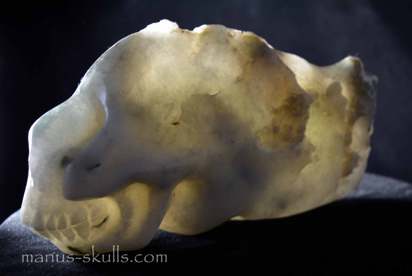 Apophyllite Skull