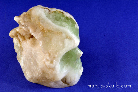 Apophyllite Skull