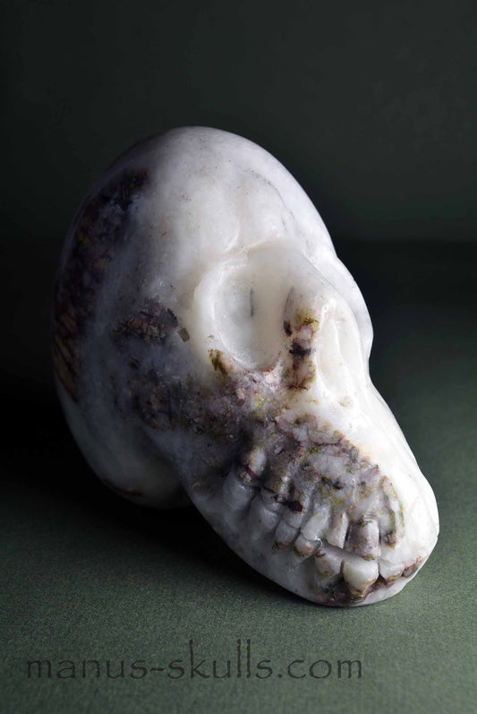 Apophyllite Skull