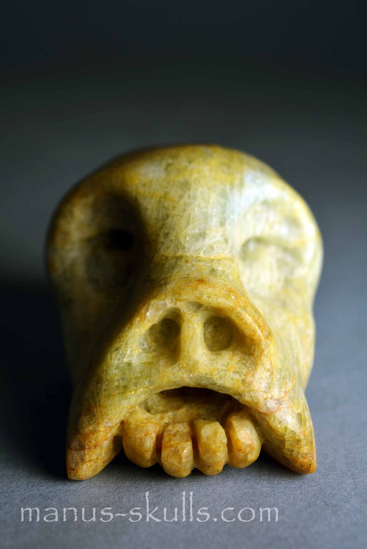 Aquamarine Skull