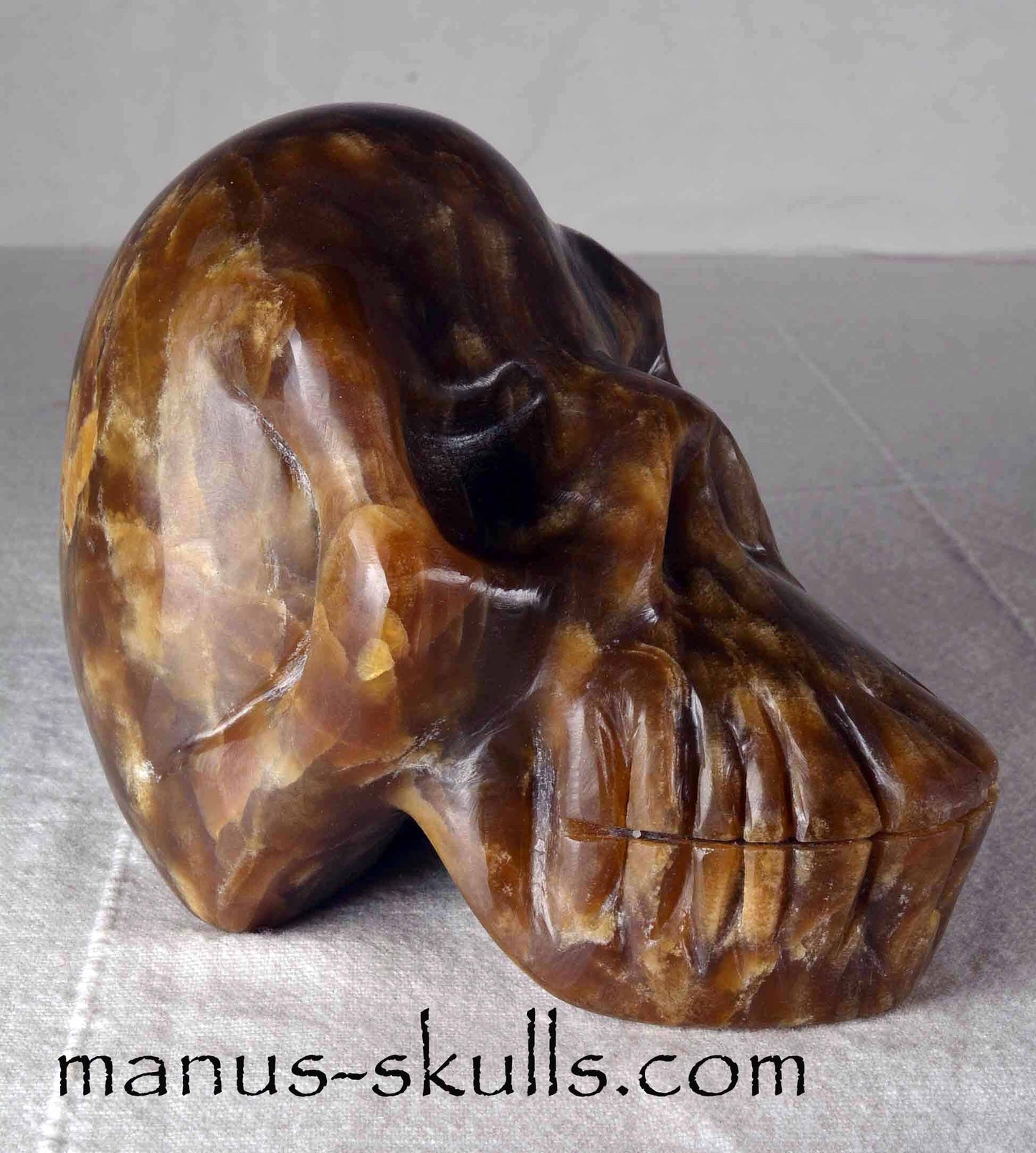 Aragonite Skull