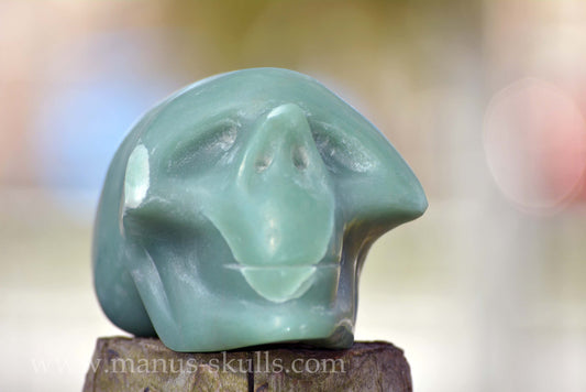 Aventurine Skull