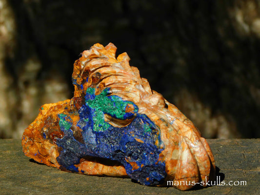 Malachite Azurite Dragon