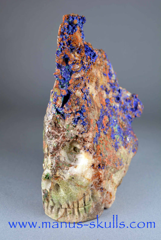 Azurite Skull