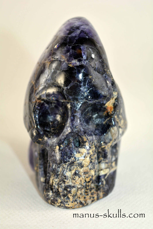 Blue John Fluorite Skull