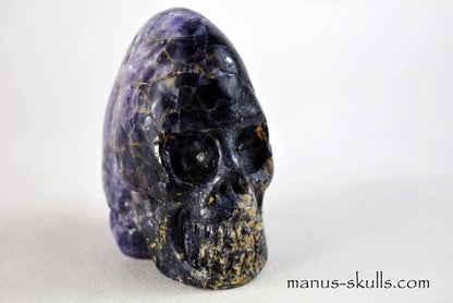 Blue John Fluorite Skull