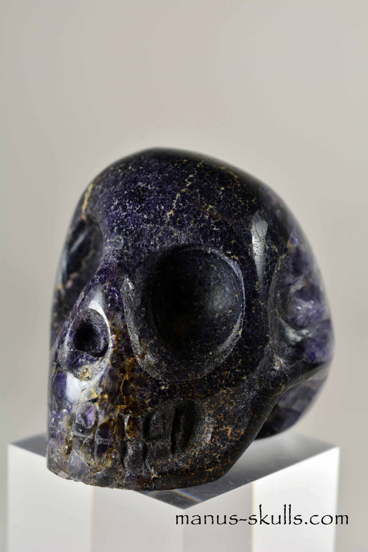 Blue John Fluorite Skull