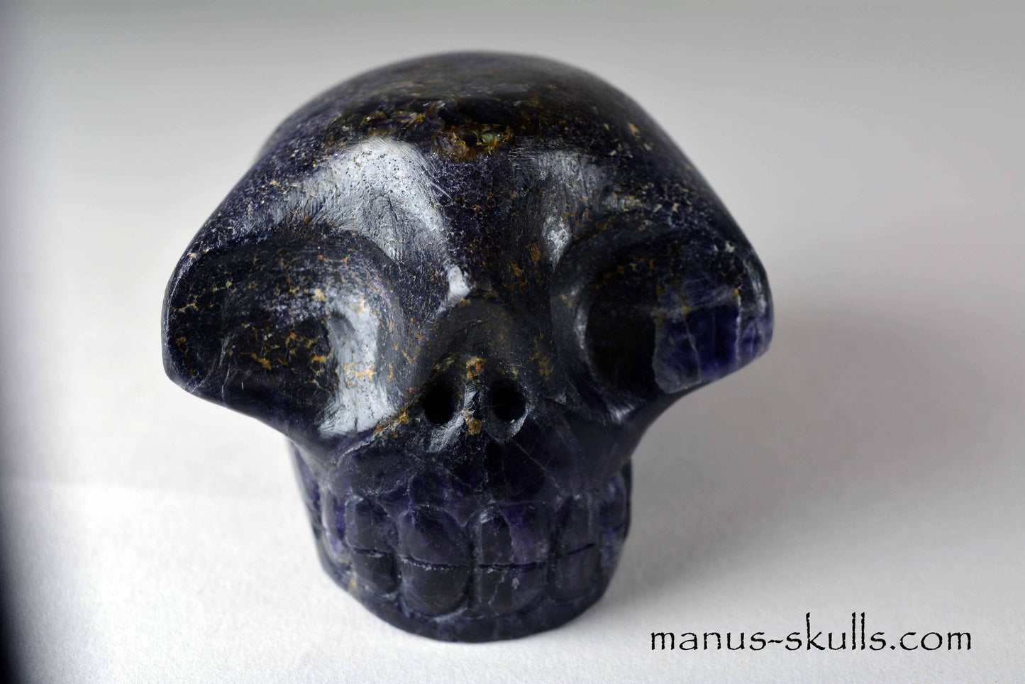 Blue John Fluorite Skull