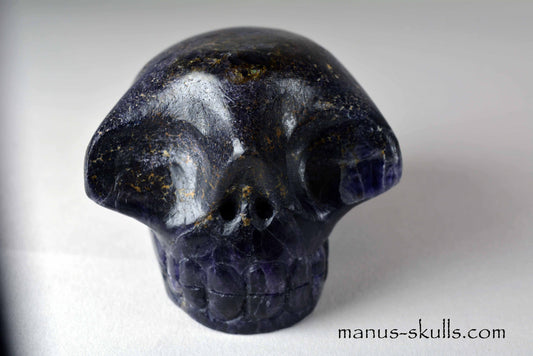 Blue John Fluorite Skull