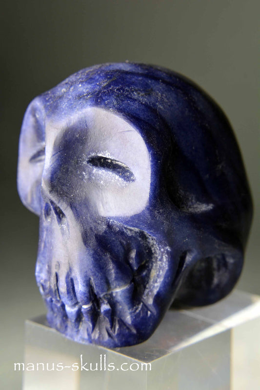 Dumortierite Skull