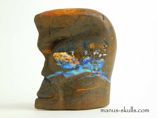 Boulder Opal Skull