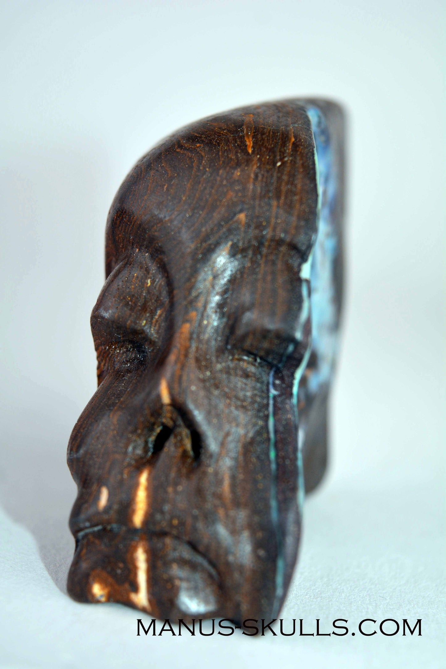 Boulder Opal Conehead Skull