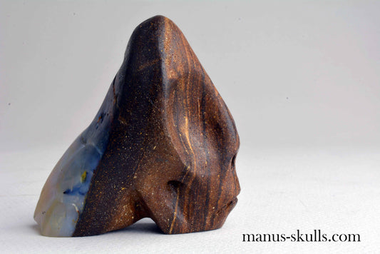Boulder Opal Skull