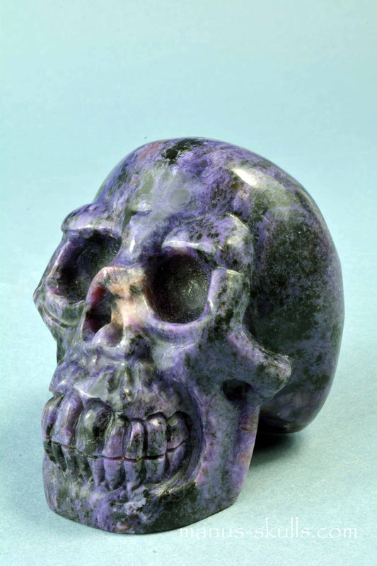 Charoite Skull