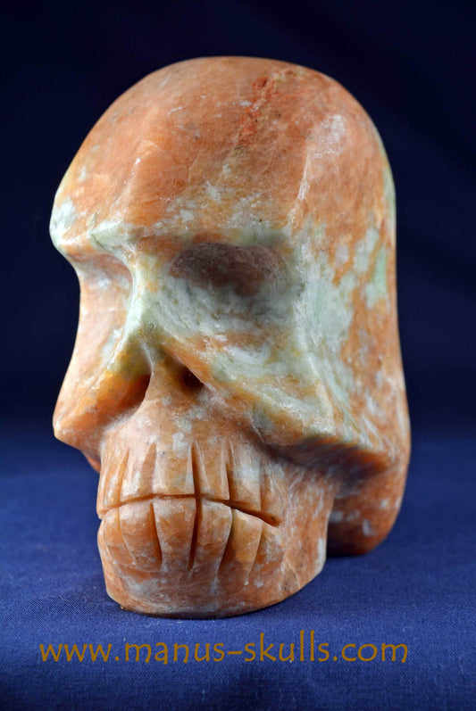 Orgone in Calcite Skull