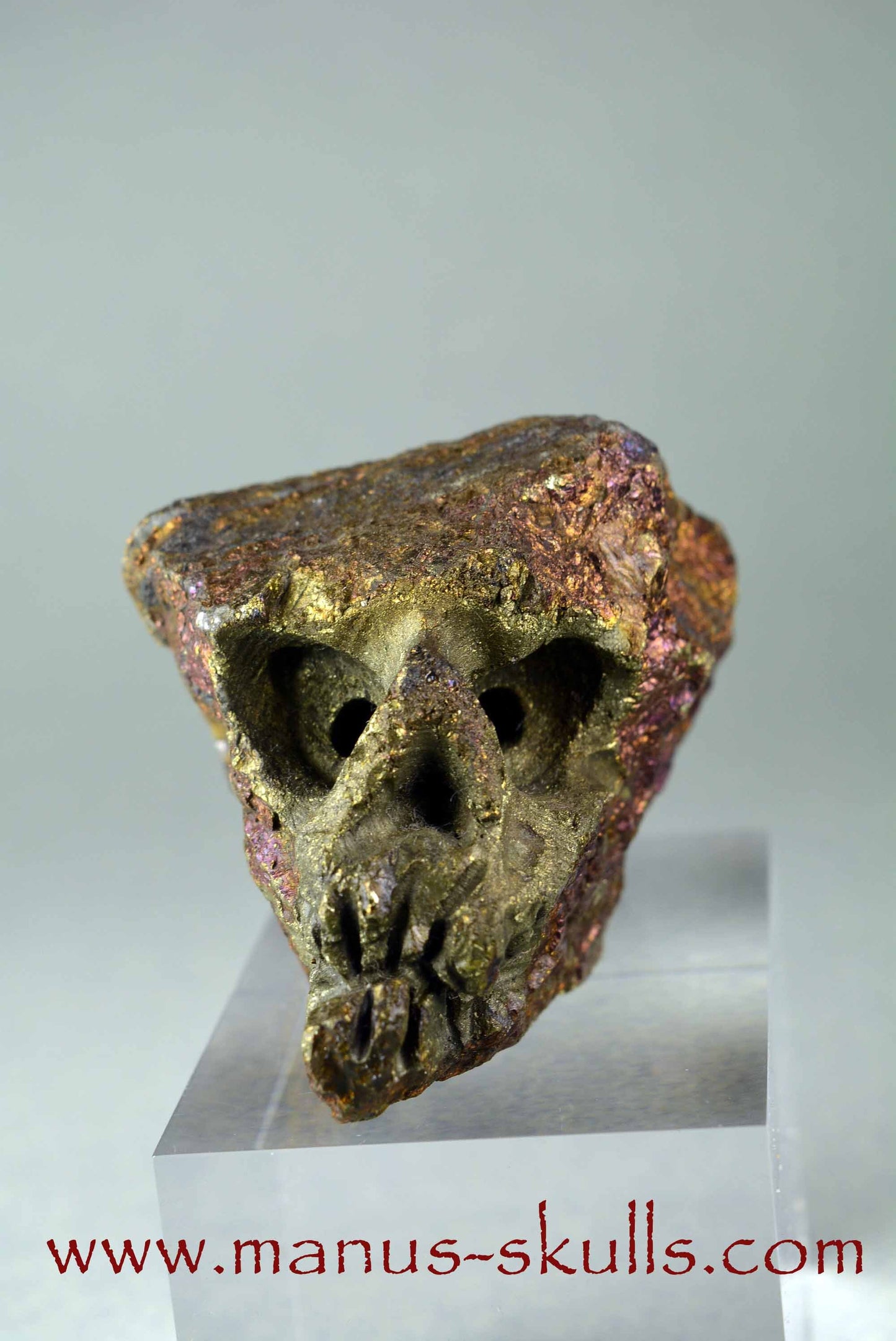 Chalcopyrite Skull