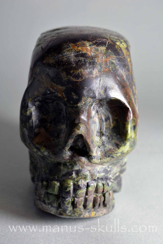 Chrysocolla Skull