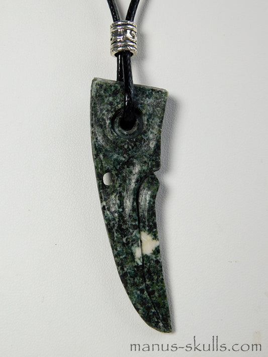 Preseli Bluestone Bird Skull Pendant