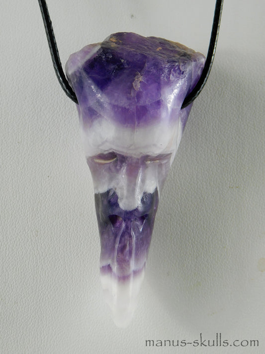 Chevron Amethyst Pendant