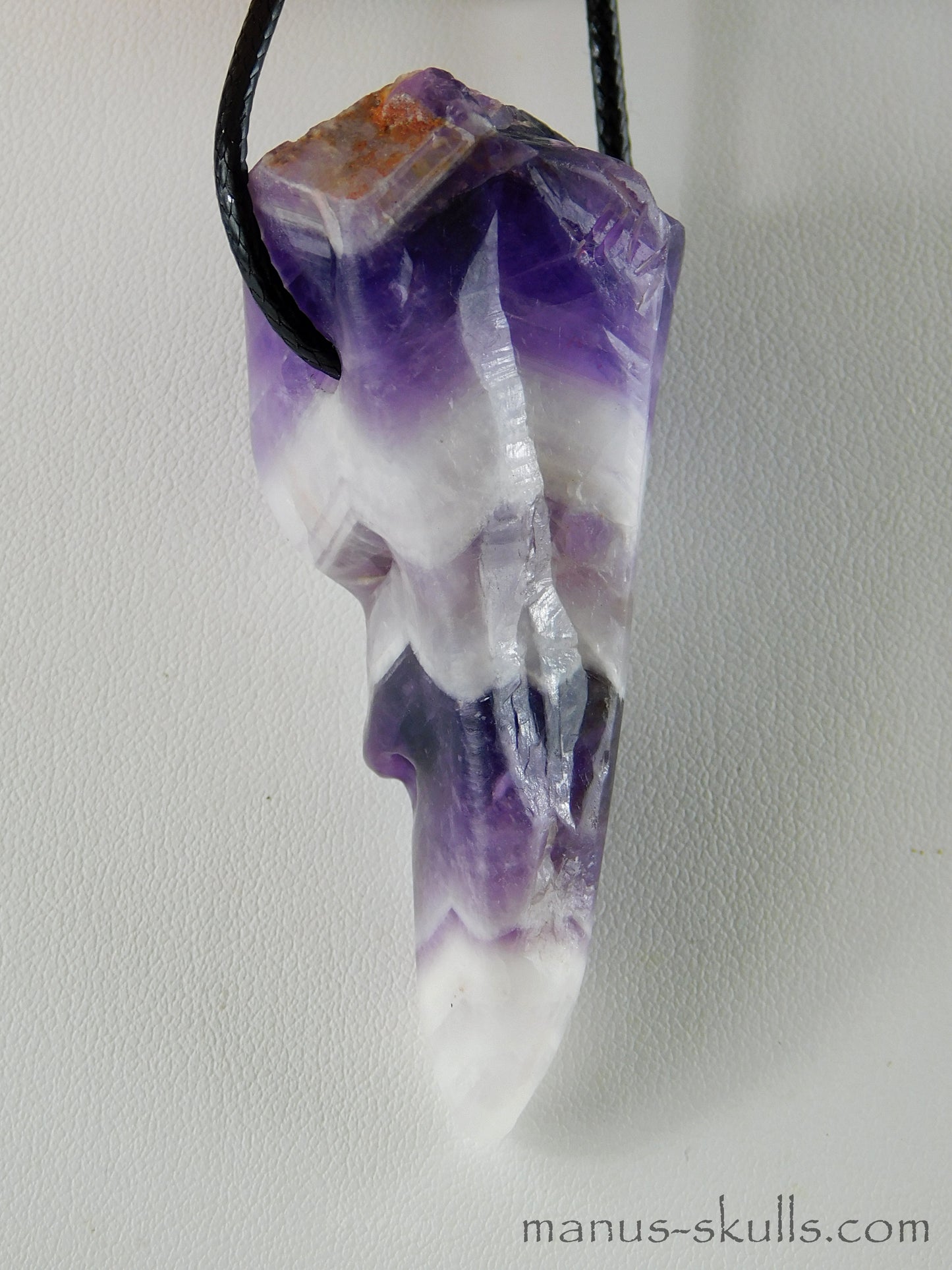 Chevron Amethyst Pendant