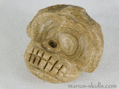 Aragonite Evolian Skull #06