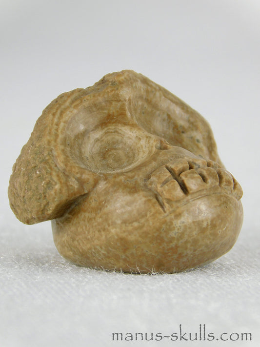 Aragonite Evolian Skull #07