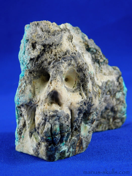 Serpierite Skull