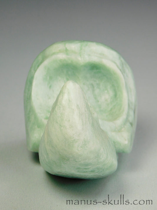 Green Steatite Evolian Skull #28