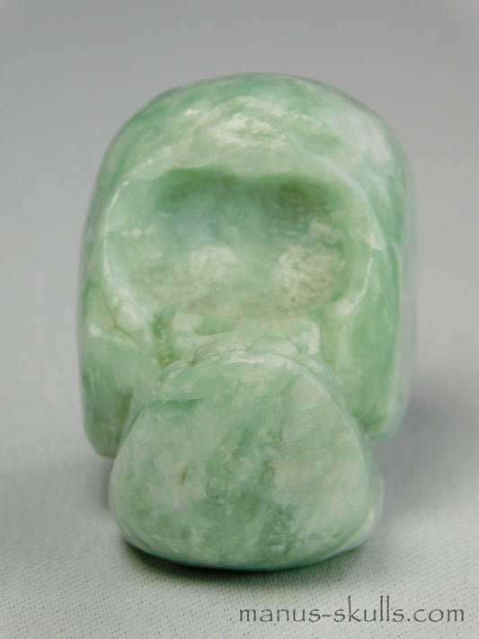 Green Steatite Evolian Skull #26