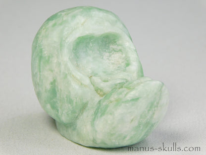 Green Steatite Evolian Skull #26