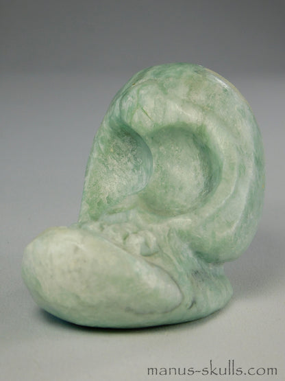 Green Steatite Evolian Skull #46