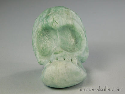 Green Steatite Evolian Skull #46