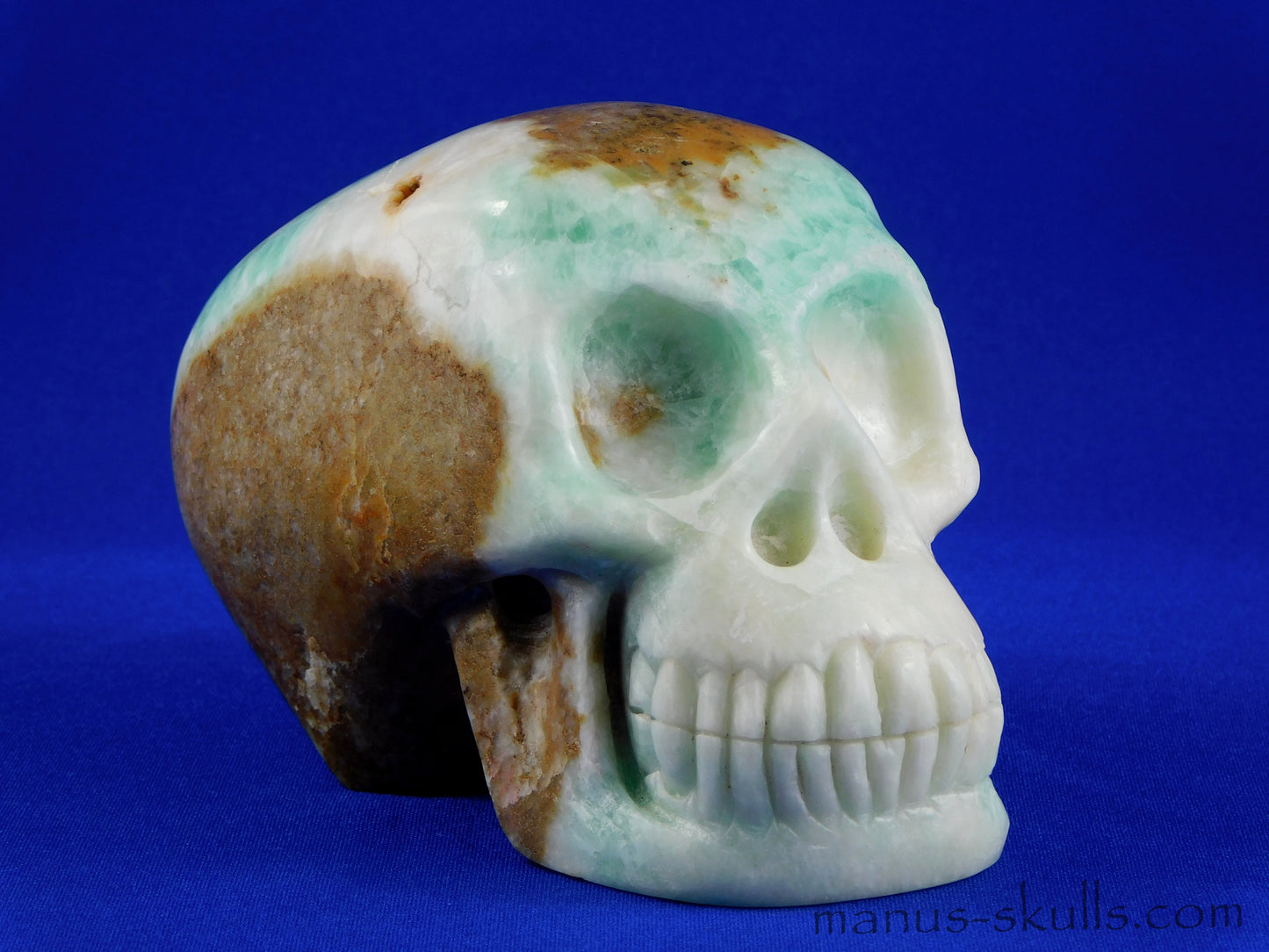 Rainbow Calcite Skull