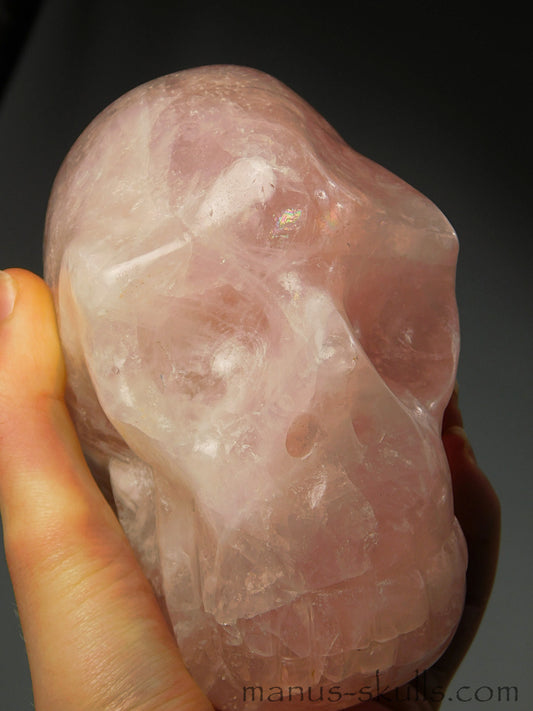 Rose Quartz Skull