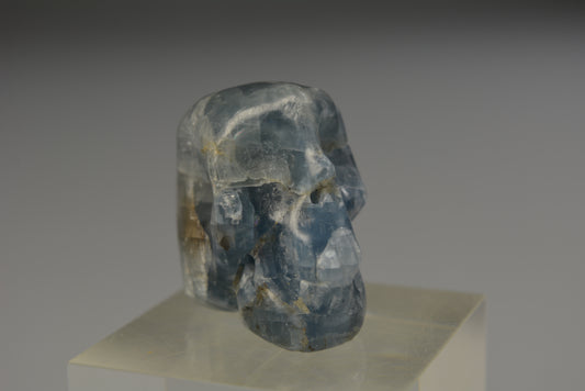 Blue Sapphire Korund Skull