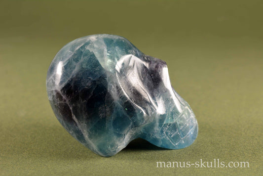 Rainbow Fluorite Skull