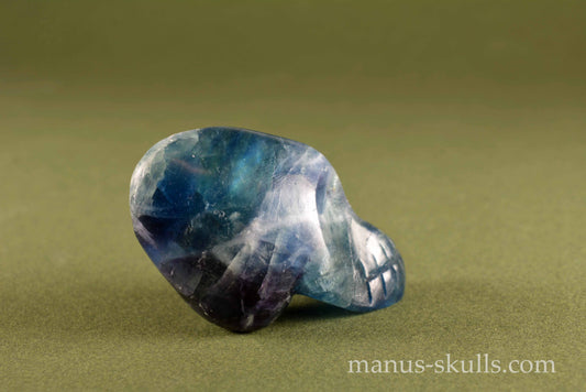 Rainbow Fluorite Skull