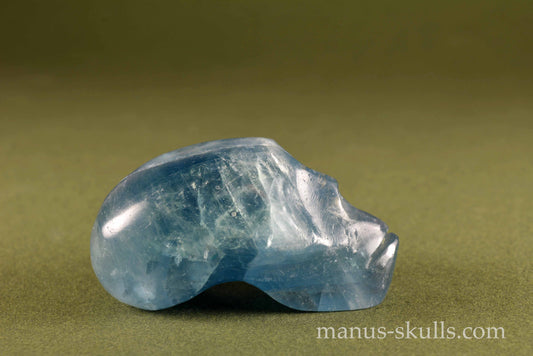 Blue Fluorite Skull