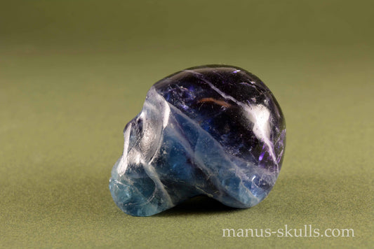 Rainbow Fluorite Skull