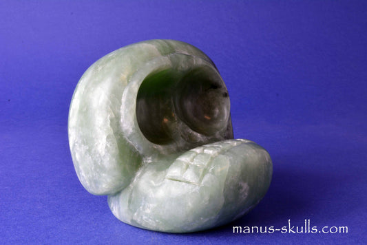 Green Steatite Ivolian Skull