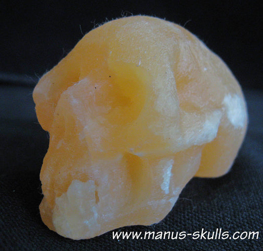 Yellow Calcite Skull