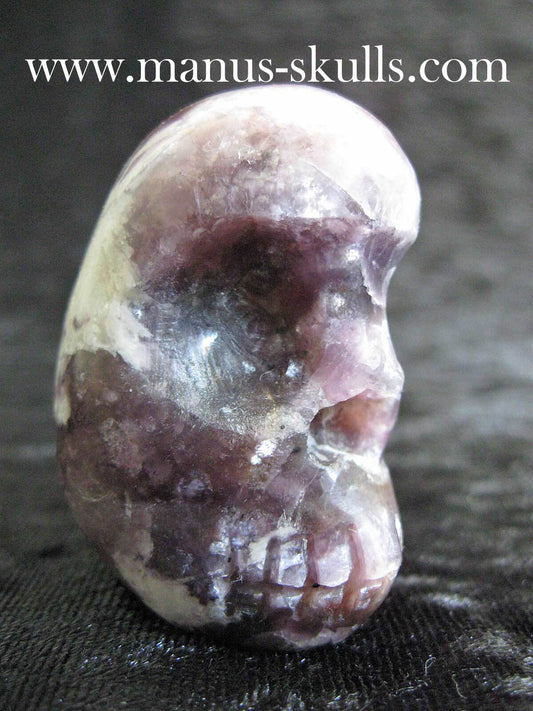 Lepidolite Skull