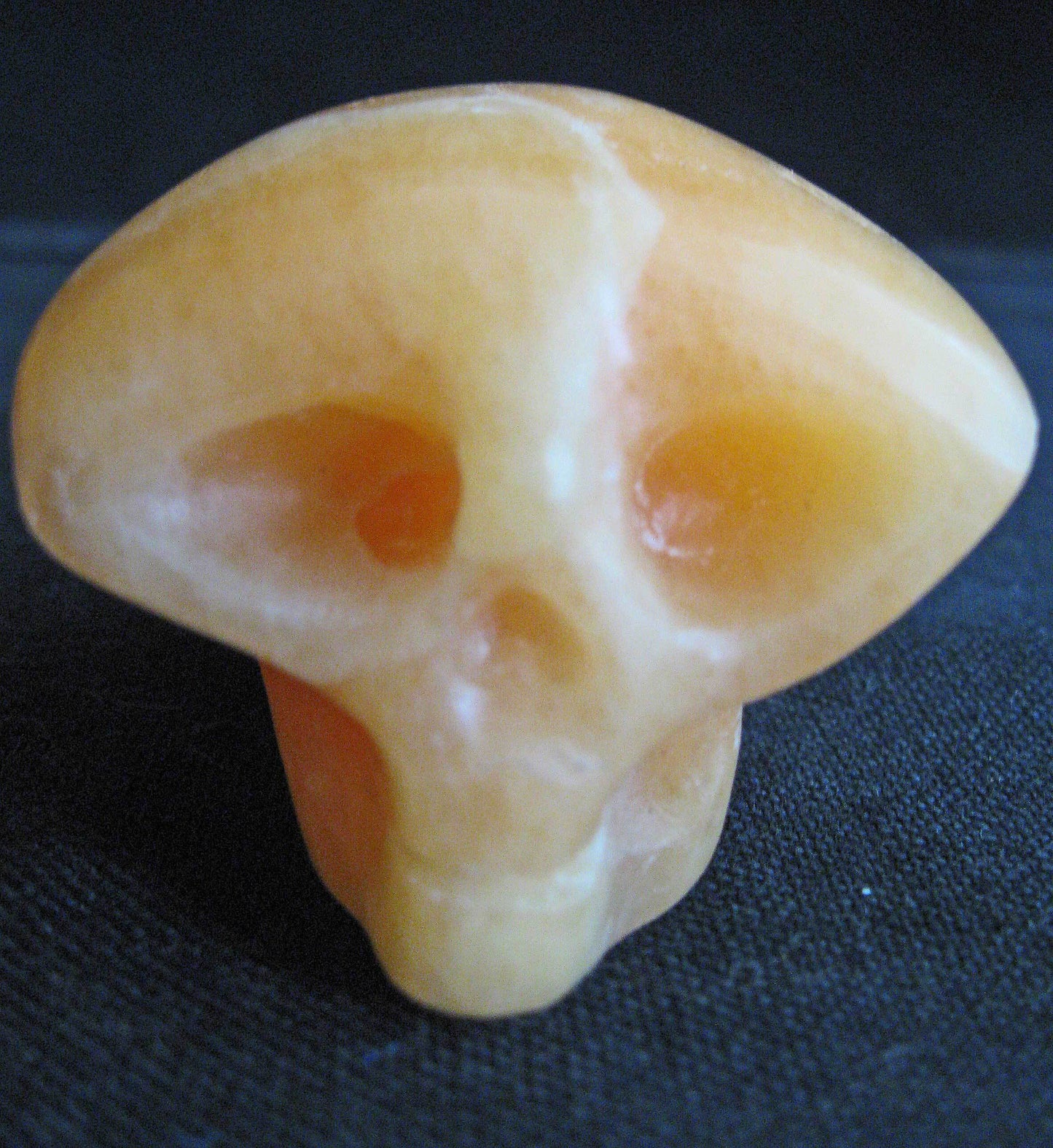 Yellow Calcite Skull