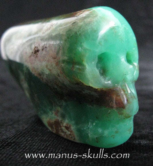 Chrysoprase traveller Skull