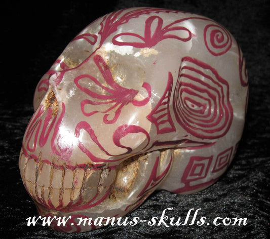 Alabaster Pink couple Skull