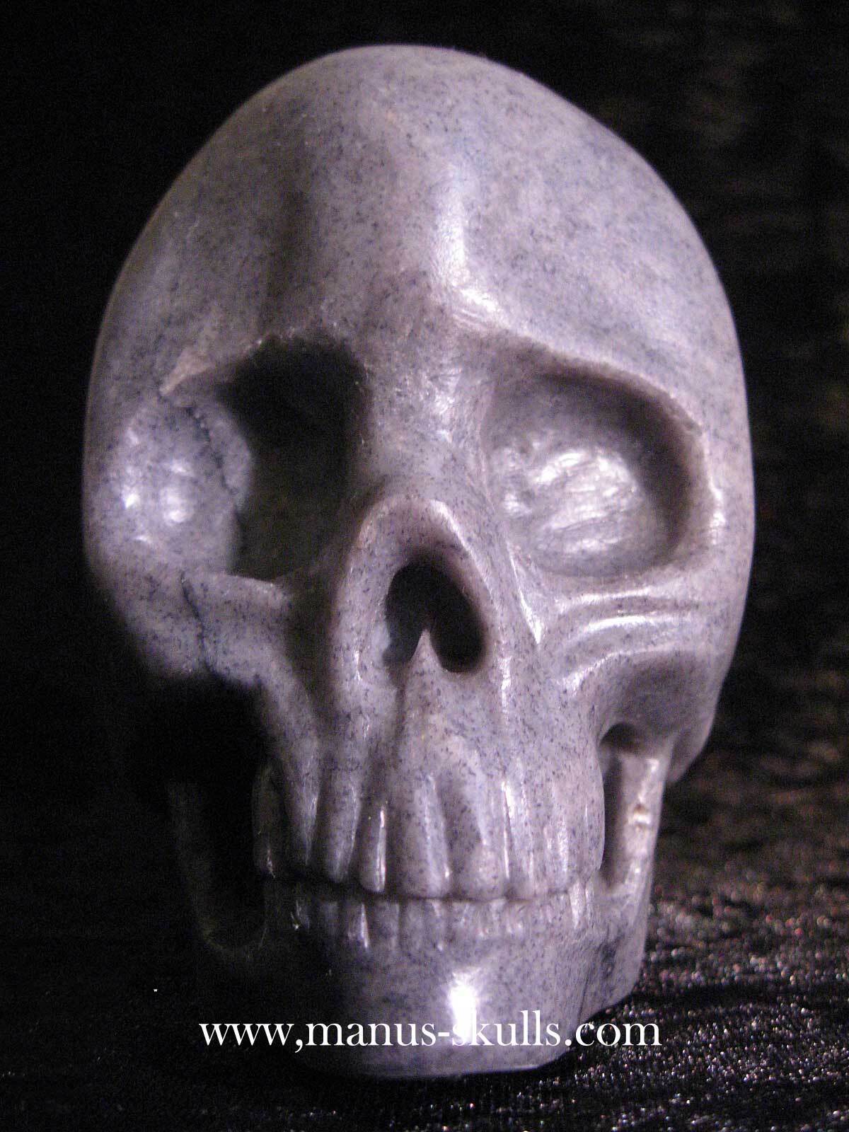 Blue Quartz Skull